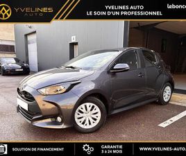 TOYOTA YARIS TOYOTA YARIS HYBRIDE 116H DYNAMIC | 1ERE MAIN FR SUIVI COMPLET | CAMERA DE RECUL | CARPLAY |REFGJ487