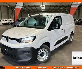 CITROËN BERLINGO VAN PRIX TTC - XL LONG 950 KG BLUEHDI 130 EAT8 3 PLACES MODUWORK PLANCHER BOIS C...