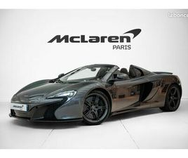 MC LAREN 650S SPIDER MCLAREN 650S SPIDER 3.8 V8- STORM GREY - CARBONE EXTÉRIEURE - CARBONE INTÉRIEURE