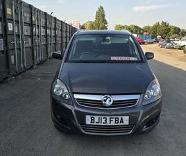 2013 VAUXHALL ZAFIRA 1.6I [115] DESIGN NAV 5DR 7 SEATS MPV PETROL MANUAL