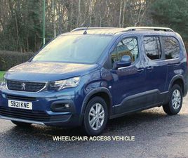 PEUGEOT RIFTER 1.2 PURE TECH 130 ALLURE 5 DR WHEELCHAIR ACCESSIBLE VEHICLE