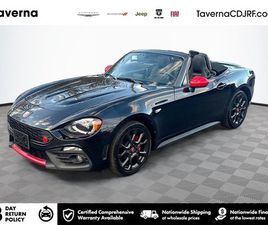 USED 2020 FIAT 124 SPIDER ABARTH W/ VISIBILITY GROUP PLANTATION FL 33317