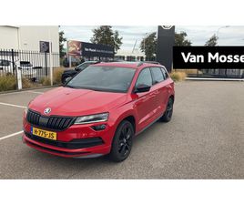 ŠKODA KAROQ 1.5 TSI AUT. SPORTLINE | FULL-OPTIONS!! | PANORAMADAK | LED KOPLAMPEN | AFN. TREKHAAK | SPORTSTOELEN | CARPLAY | CAMERA | LED SFEERLICHT | ADAPTIVE 
