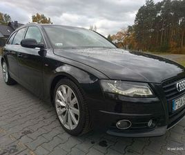 AUDI A4 AVANT AUDI A4 B8 2.0 TDI, ORYGINALNY S-LINE Z VINU LUBSKO • OLX.PL