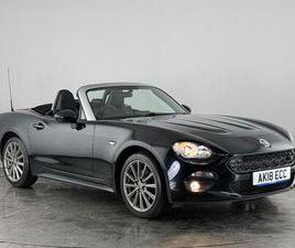2018 FIAT 124 1.4 MULTIAIR 124 SPIDER LUSSO