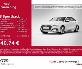 AUDI A3 SPORTBACK 35 TDI AUDI A3 SPORTBACK ADVANCED 35 TDI S TRONIC