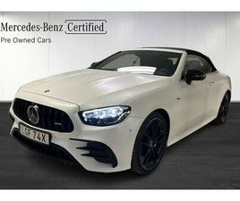 E 53 4MATIC+ CABRIOLET RATTVÄ / VÄRMARE /