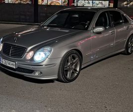 MERCEDES CLASSE E E 500 РЕАЛНИ КМ/БЕЗ РЪЖДА/ФАБРИЧНА БОЯ/СЕРВИЗНА КНИЖКА!