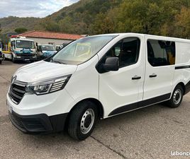 RENAULT TRAFIC CABINE RENAULT TRAFIC CABINE APPROFONDIE 6 PLACES 2.0 DCI 150 CH – 2022 –