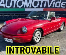 ALFA ROMEO SPIDER DUETTO ALFA ROMEO SPIDER SPIDER DUETTO 1.6 IV SERIE CARB