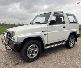 DAIHATSU FEROZA - 1.6 DX CABRIO 4X4 STB 172856 KM BJ 2003 APK TOT 17-03-2027 GRIJS KENTEKEN