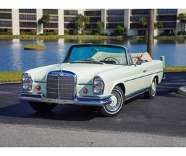 MERCEDES CLASSE S CABRIOLET 250 SE 1966 MERCEDES-BENZ 250SE CABRIOLET 4-SPEED