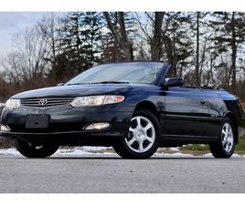 TOYOTA SOLARA NO RESERVE: 40K-MILE 2002 TOYOTA CAMRY SOLARA SLE V6 CONVERTIBLE