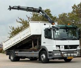 MERCEDES ATEGO MERCEDES-BENZ ATEGO 1218 KRAAN/KIPPER!MANUELL! (BJ 2007) — VRACHTWAGENS — MARKTPLAATS