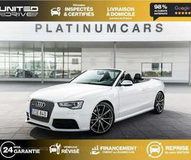 RS5 CABRIOLET QUATTRO 4.2I V8 FSI - BV S-TRONIC RS5 CABRIOLET .