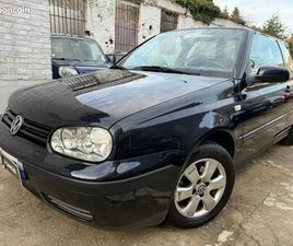 VOLKSWAGEN GOLF 4 CABRIOLET 1.9 TDI 90CV ÉTAT COLLECTOR / CONFORTLINE / SIÈGE CHAUFFANT / CLIM / CAPOTE ÉLECTRIQUE / SIÈGE EN CUIR / JANTES / DISTRIBUTION NEUVE
