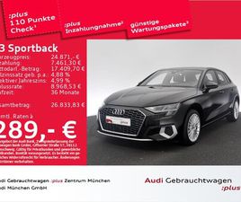 AUDI A3 ADVANCED 30TFSI S TRONIC
