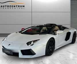 LAMBORGHINI AVENTADOR ROADSTER LAMBORGHINI AVENTADOR AVENTADOR LP 700-4 ROADSTER LIFT SENSO