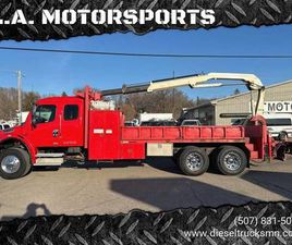 2005 FREIGHTLINER M2 106 EXT CAB CRANE HEAVY SPEC DUAL AXLE LOCKERS