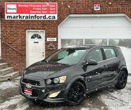 USED 2016 CHEVROLET SONIC RS HEATEDLEATHER SUNROOF FM/XM BACKUPCAM REMSTART