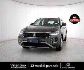 VOLKSWAGEN T-ROC VOLKSWAGEN T-ROC 2.0 TDI LIFE 115CV DEL 2023 USATA A ROMA