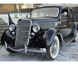 FORD MODEL 48 NO RESERVE: 1935 FORD MODEL 48 DELUXE FORDOR SEDAN