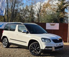 SKODA YETI OUTDOOR 2014 SKODA YETI 2.0 TDI ELEGANCE OUTDOOR 5DR DIESEL DSG 4WD HATCHBACK DIESEL AUTOMATIC