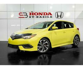 SCION IM 2016 HATCHBACK + AUTOMATIQUE + 90,885 KM + CAMERA + MAGS + A/C + CRUISE