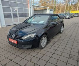 VOLKSWAGEN GOLF VI CABRIOLET*SCHECKHEFT+ALCANTARA+NAVI*