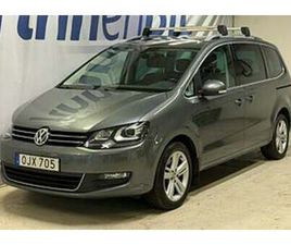 VOLKSWAGEN SHARAN 2.0 TDI AUTOMAT 7 SITS BESIKTIGAD DRAG PANORAMATAK