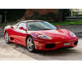 2001 FERRARI 360 SPIDER VENTE AUX ENCHÈRES