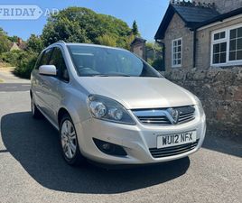 VAUXHALL ZAFIRA VAUXHALL ZAFIRA 2012