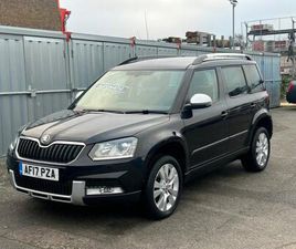 SKODA YETI OUTDOOR 2017 SKODA YETI SE L DRIVE TSI DSG SAT NAV AUTOMATIC LEATHER SEATS HATCHBACK PETROL AUTOMATIC