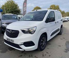 2020 VAUXHALL COMBO TURBO D 2300 SPORTIVE PANEL VAN 1.6 MANUAL DIESEL PANEL VAN DIESEL MANUAL