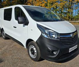 2016 VAUXHALL VIVARO 2900 1.6CDTI BITURBO 120PS ECOFLEX H1 VAN PANEL VAN DIESEL MANUAL