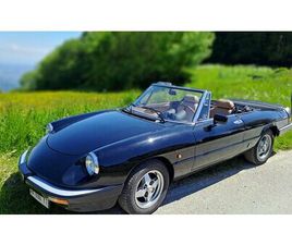 1984 ALFA ROMEO SPIDER (DUETTO) NOIR MANUEL, 5 VITESSES C...