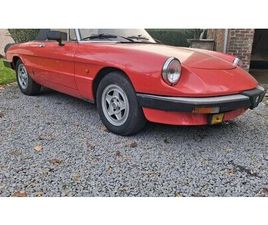 1985 ALFA ROMEO SPIDER ROUGE MANUEL, 5 VITESSES CONDUITE...