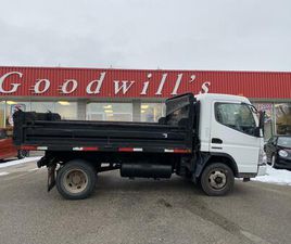 USED 2007 MITSUBISHI FUSO FE85D DUMP BOX, DIESEL, SOLD AS IS, NO SAFETY INSPECTION