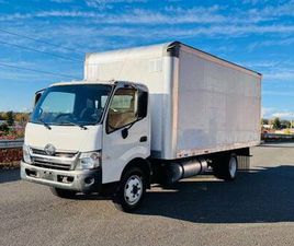 HINO MOTORS 195 2018 HINO 195 5.1L 4CYL DIESEL 18FT BOX TRUCK WITH POWER CURBSIDE DOOR