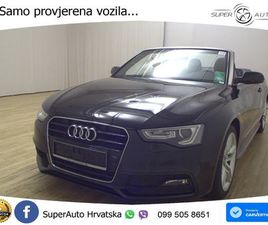 AUDI A5 CABRIOLET 2.0 TDI AUT. S LINE 190 KS, ACC+XEN+GR SJED+PARK, 2015 GOD.