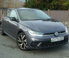 VOLKSWAGEN POLO VOLKSWAGEN POLO BLACK EDITION1.0 TSI 115 R-LINE 5DR DSG AUTO PETROL