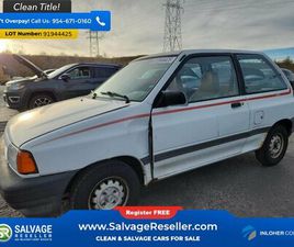FORD FESTIVA 1989 FORD FESTIVA