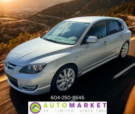 MAZDA MAZDASPEED3 USED 2007 MAZDA MAZDA3 BLOWOUT SALE SPEED3 GRAND TOURING HATCH! 263HP! FULLY INSPECTED & A WARRANTY TOO!