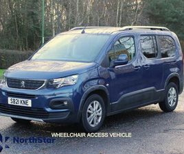 PEUGEOT RIFTER 1.2 PURE TECH 130 ALLURE 5 DR WHEELCHAIR ACCESSIBLE VEHICLE