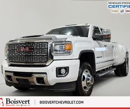 GMC SIERRA 3500HD DENALI 3500/4X4/6ROUE/DIESEL/DENALI/CUIR/TOIT/JANTES