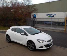 VAUXHALL ASTRA GTC 2014 VAUXHALL ASTRA GTC 1.6 CDTI 16V ECOFLEX 136 SRI 3DR HATCHBACK DIESEL MANUAL