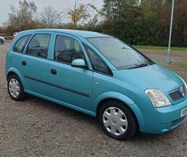 VAUXHALL, MERIVA, MPV, 2004, MANUAL, 1796 (CC), 5 DOORS