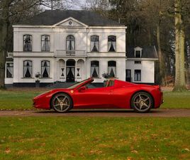FERRARI 458 ITALIA SPIDER 2014 FERRARI 458 - 4.5 V8 SPIDER | ROSSO FUOCO | RACING SEATS | VEEL CARBON! | JBL