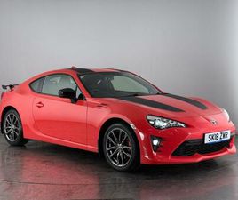 TOYOTA GT-86 2018 TOYOTA GT86 2.0 BOXER D-4S CLUB SERIES ORANGE EDITION AUTO EURO 6 2DR COUPE PETROL AUTOMATIC