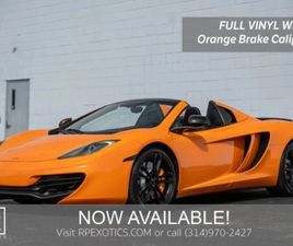 MC LAREN MP4-12C SPIDER 2013 MCLAREN MP4-12C 12C SPIDER ROADSTER 2D